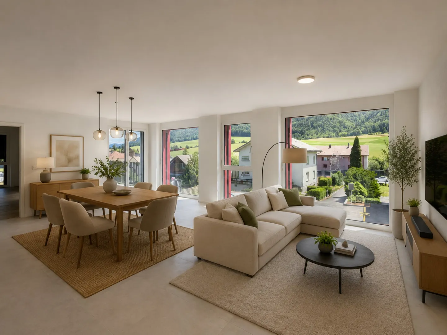 Villeret, bellissimo appartamento di 3,5 stanze al 2° piano con terrazza e ascensore - Foto 4 di 13