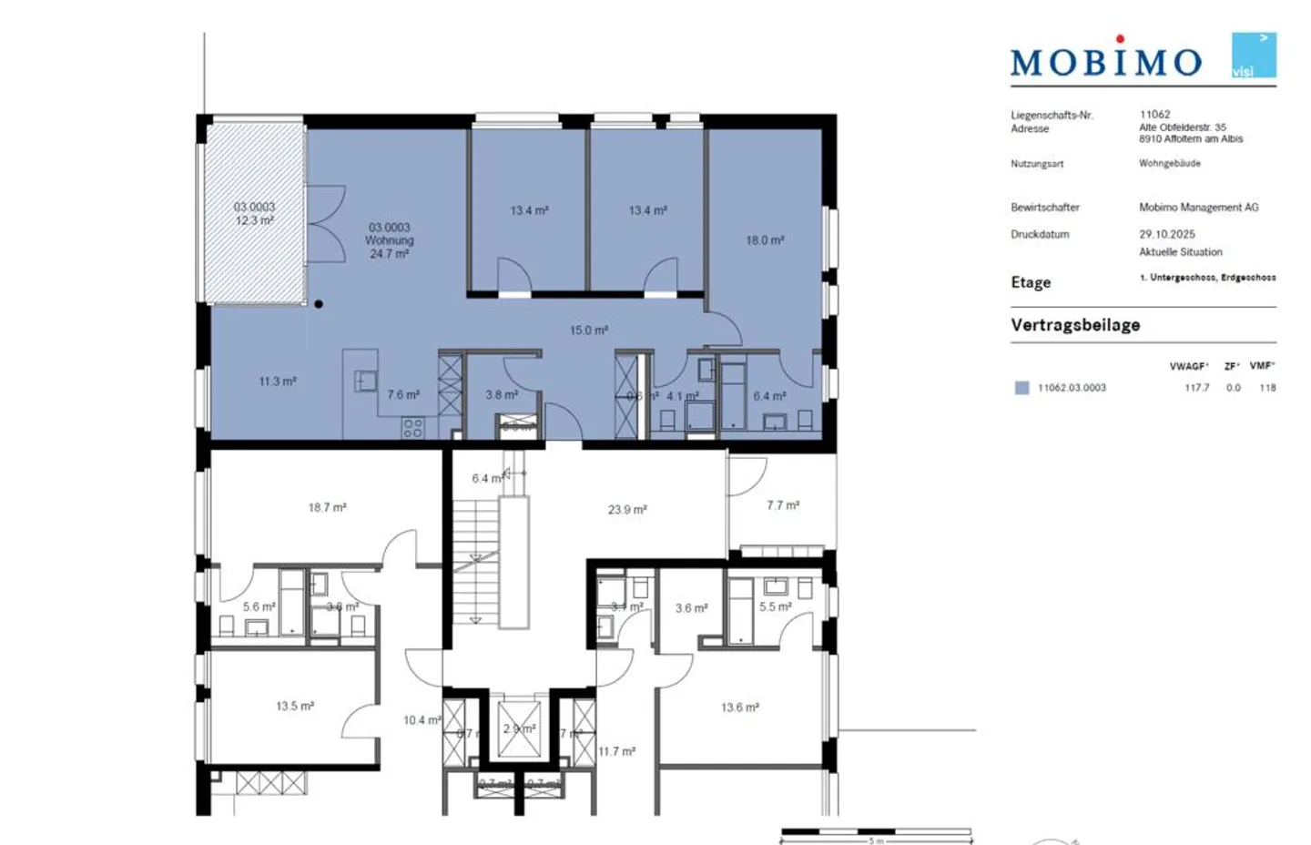 Ampio appartamento di 4,5 locali in affitto dal 16 gennaio 2026 - Foto 8 di 8