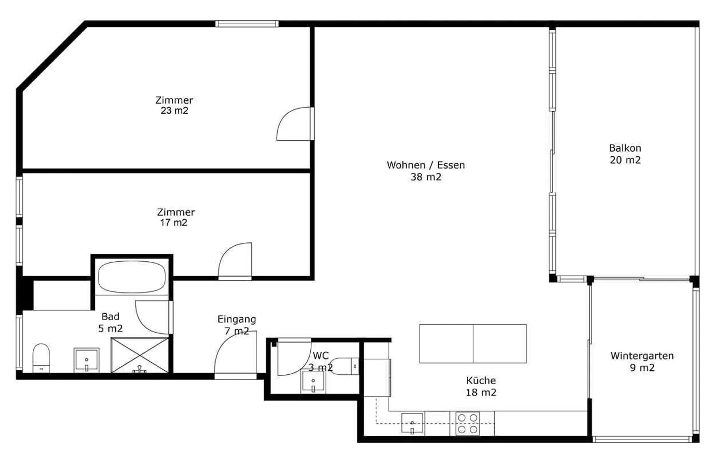 Moderne Wohnung in Einsiedeln - Foto 2 von 13