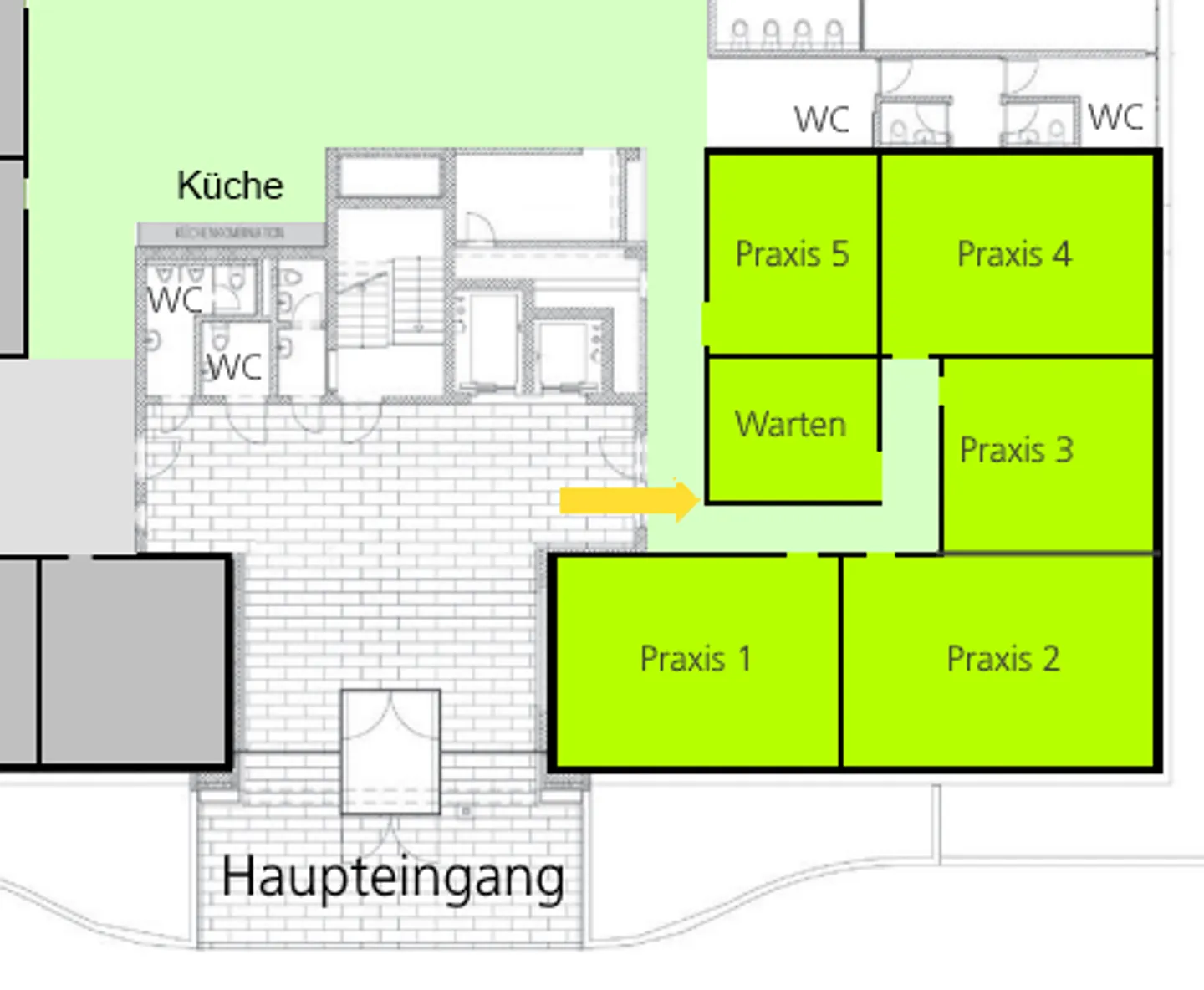 5 Stanze Disponibili per Affitto in uno Studio Condiviso - Foto 7 di 8