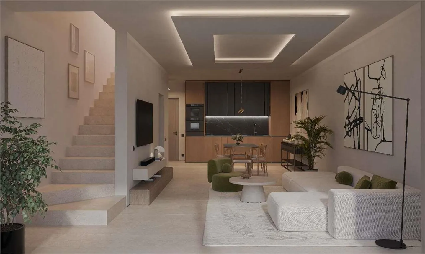 Nouvelle maison mitoyenne avec jardin privé et piscine - Photo 4 sur 12
