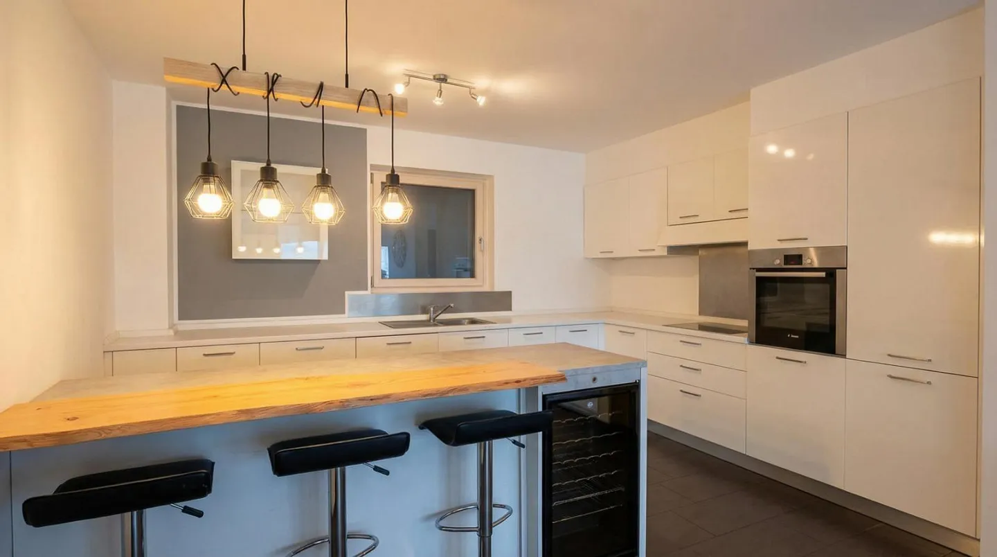 3½-Zimmer-Wohnung mit Garten, freiem Blick und 2 Parkplätzen. Rent to buy möglich - Foto 5 von 7