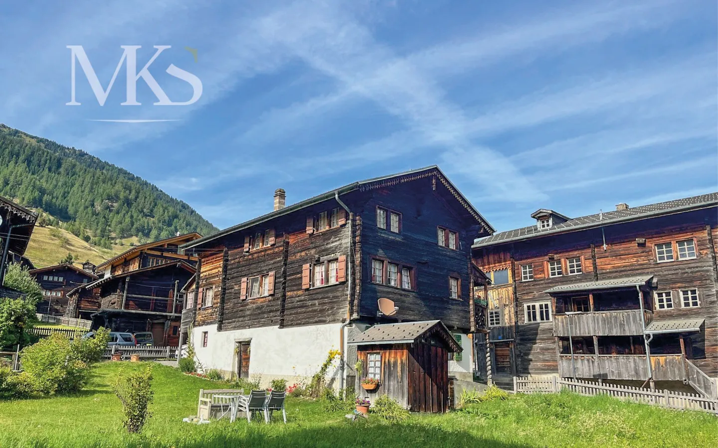 Maison individuelle pittoresque située dans le village de montagne de Reckingen - Photo 1 sur 16