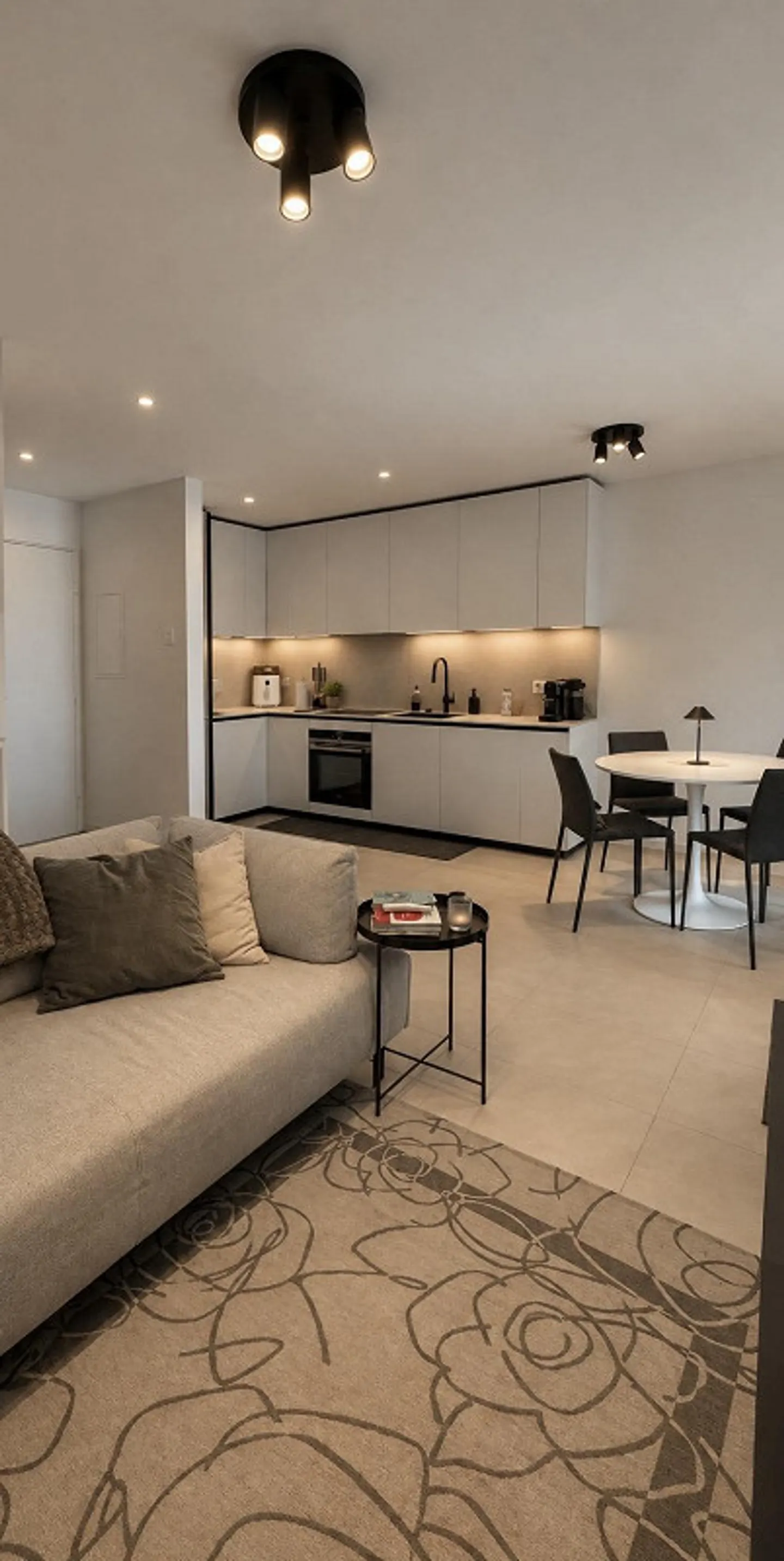 Montagnola : élégant appartement de 2,5 pièces avec jardin - Photo 2 sur 8