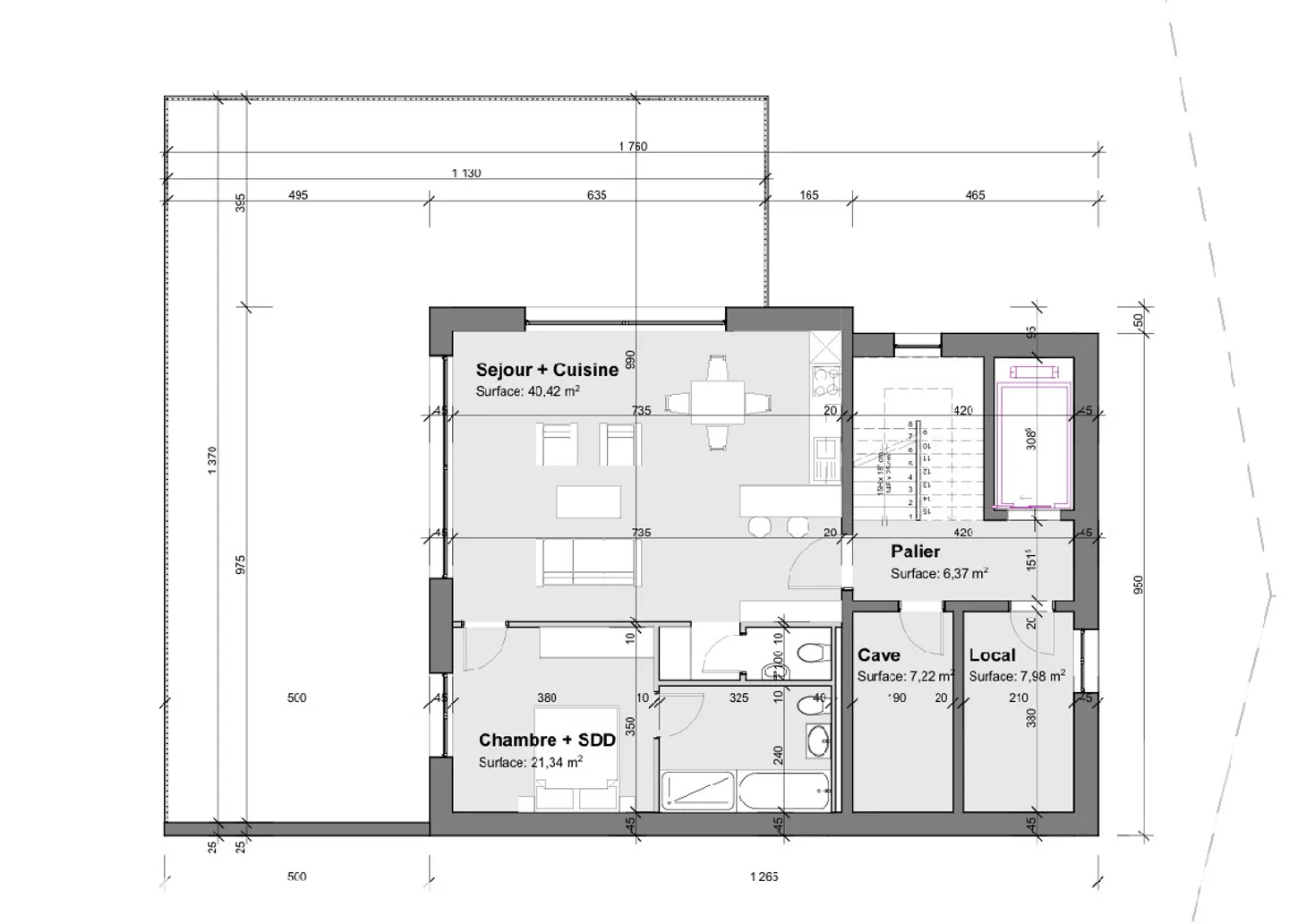 Land with plans for a small building of three apartments - Photo 4 of 10