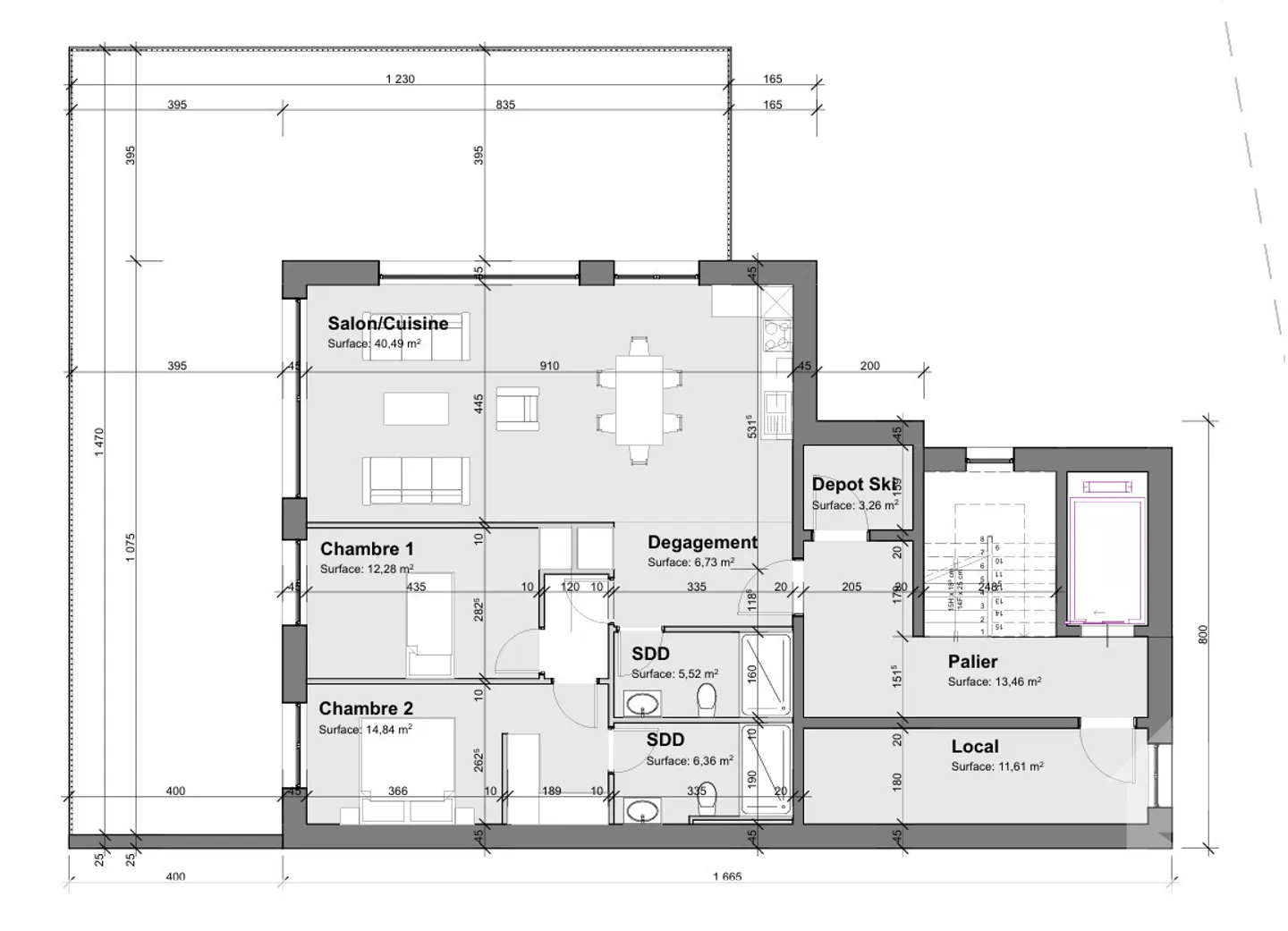 Land with plans for a small building of three apartments - Photo 5 of 10