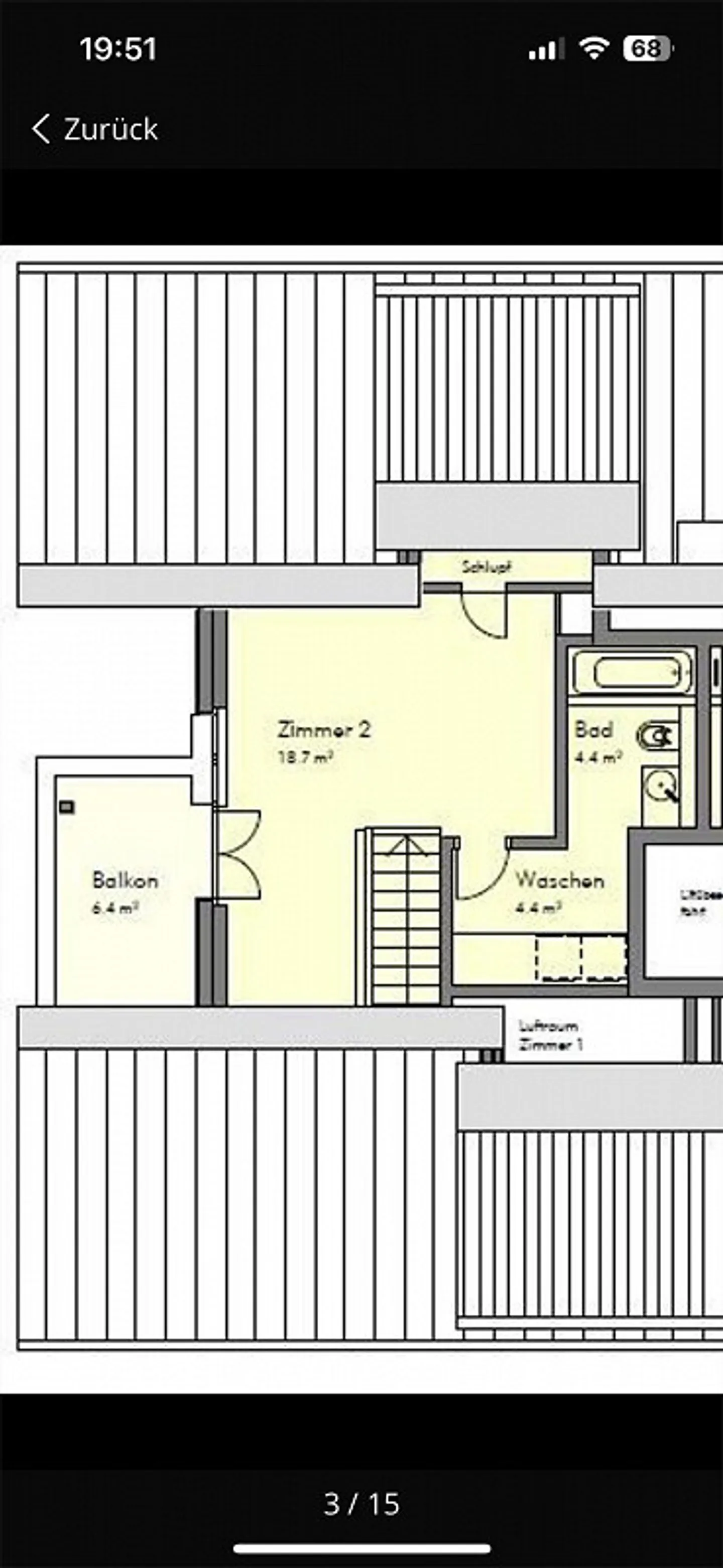 Modern 3.5-room maisonette apartment with two balconies in Aeugstertal - Photo 12 of 12