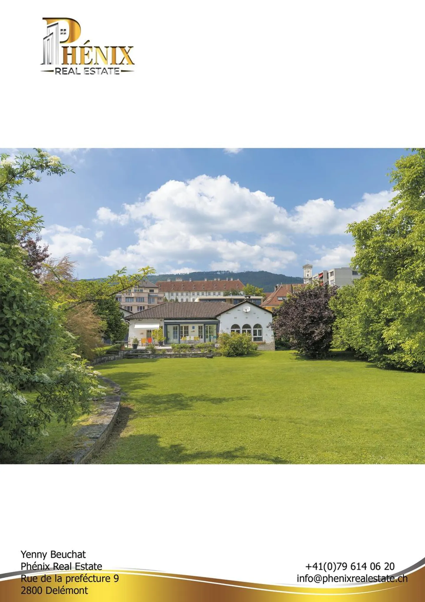 Wunderschöne 5,5-Zimmer-Villa mit Panoramablick in Delémont - Foto 4 von 6