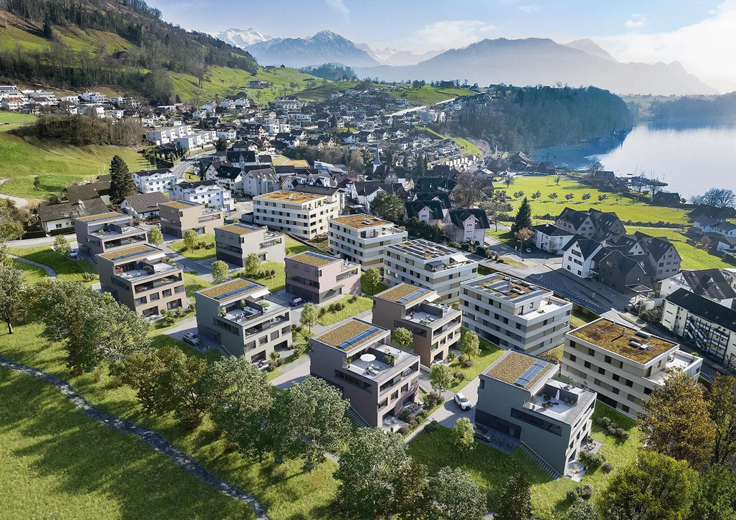 Maisons individuelles exclusives de 5,5 pièces (DEFH) - Steinmatt am Rubibach - Photo 2 sur 6