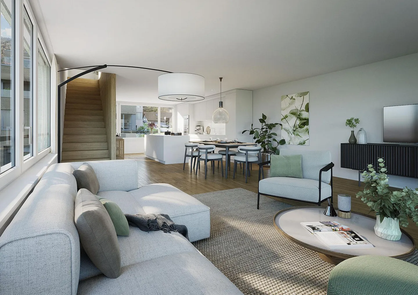 Maisons individuelles exclusives de 5,5 pièces (DEFH) - Steinmatt am Rubibach - Photo 5 sur 6