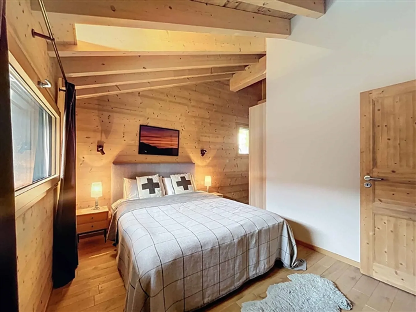 Appartement avec caractère surplombant les montagnes, à deux pas des pistes - Photo 8 sur 10