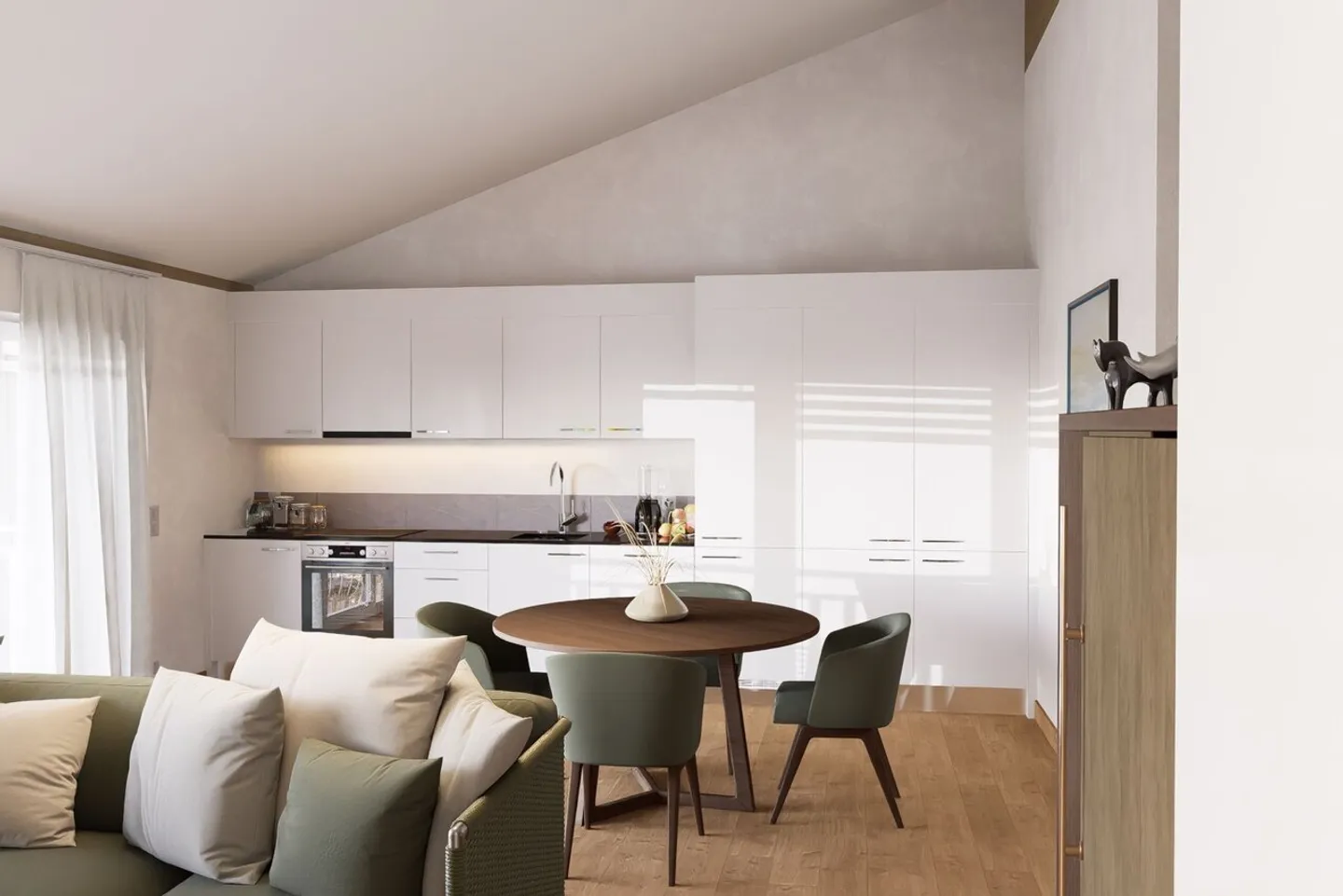 Wunderschöne und geräumige 2,5 Zimmer im 1. Stock mit 1 überdachten Parkplatz - Foto 3 von 7