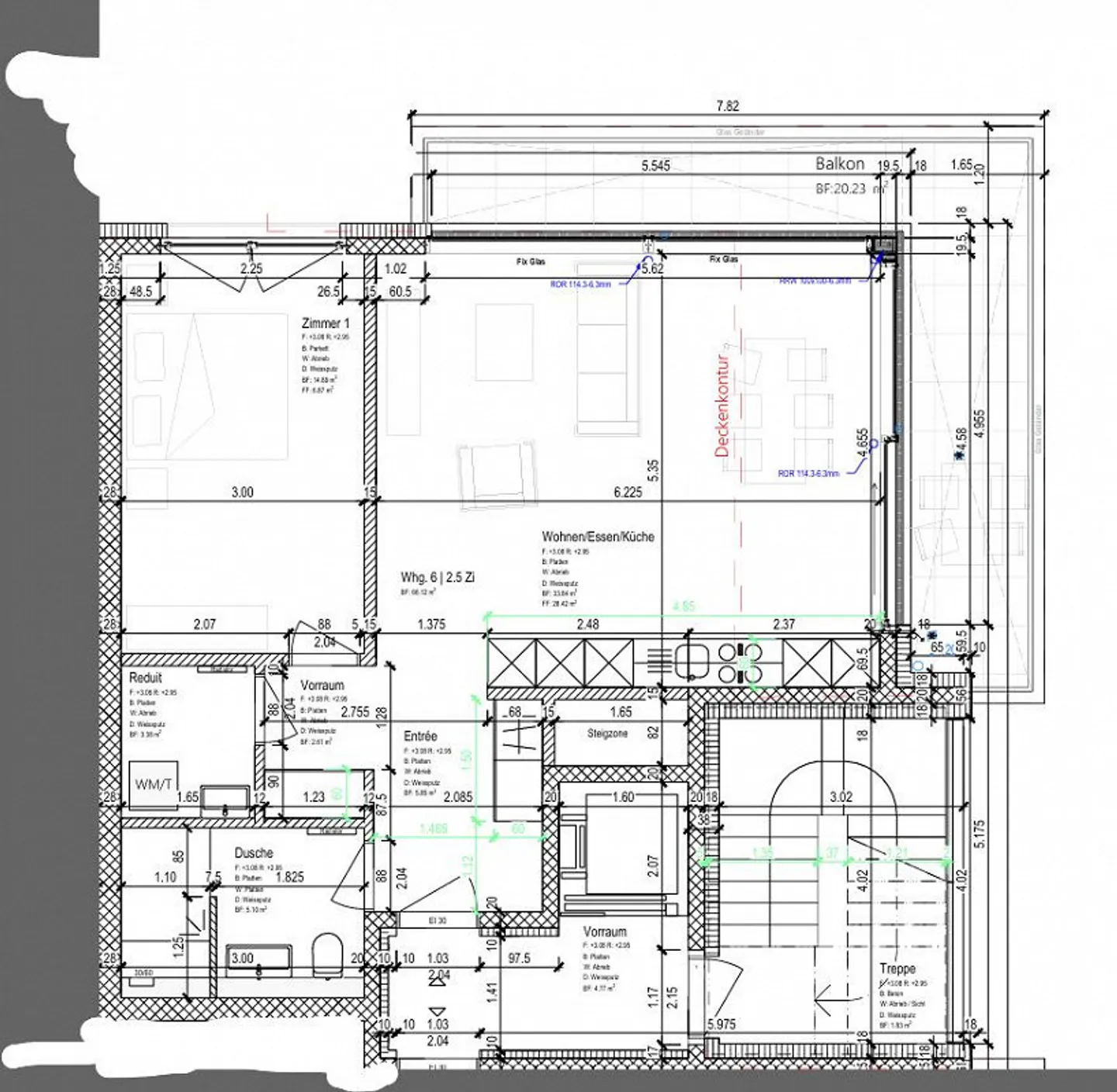 Appartement neuf exclusif de 2,5 pièces (env. 60 m²) avec grand balcon – À - Photo 7 sur 8