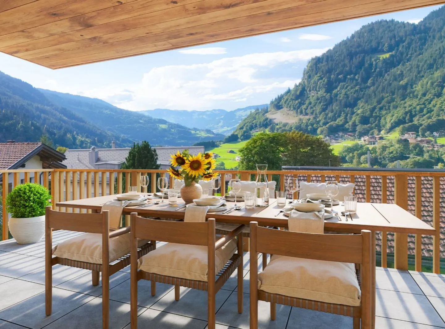 4.5-Zimmer-Wohnung 2. OG ZWEITWOHNSITZ - Foto 3 di 6