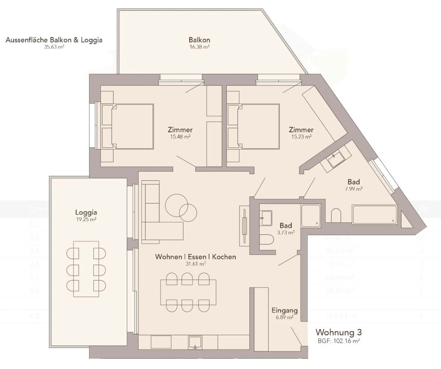 3.5-Zimmer-Wohnung 1. OG ZWEITWOHNSITZ - Photo 6 of 6