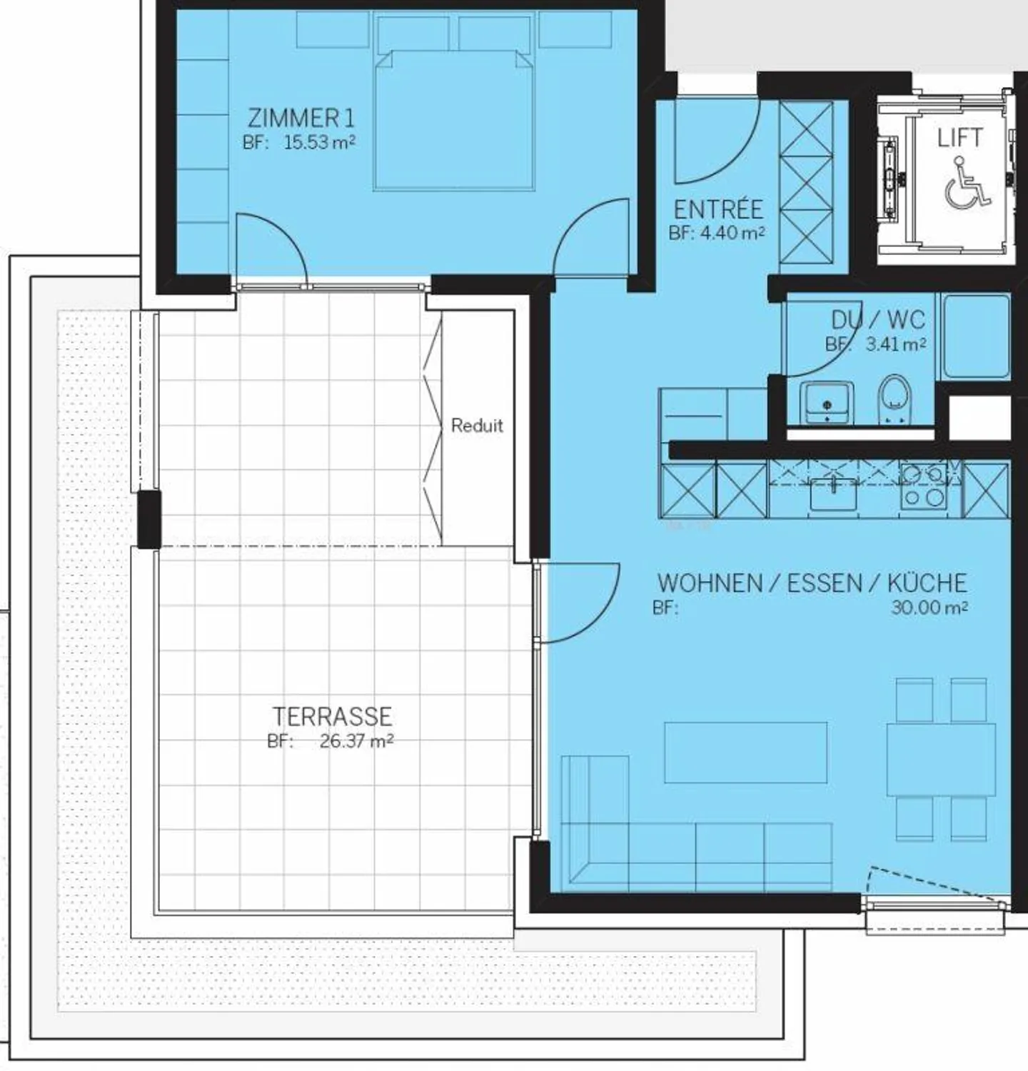 Moderne Attikawohnung - Foto 6 von 6