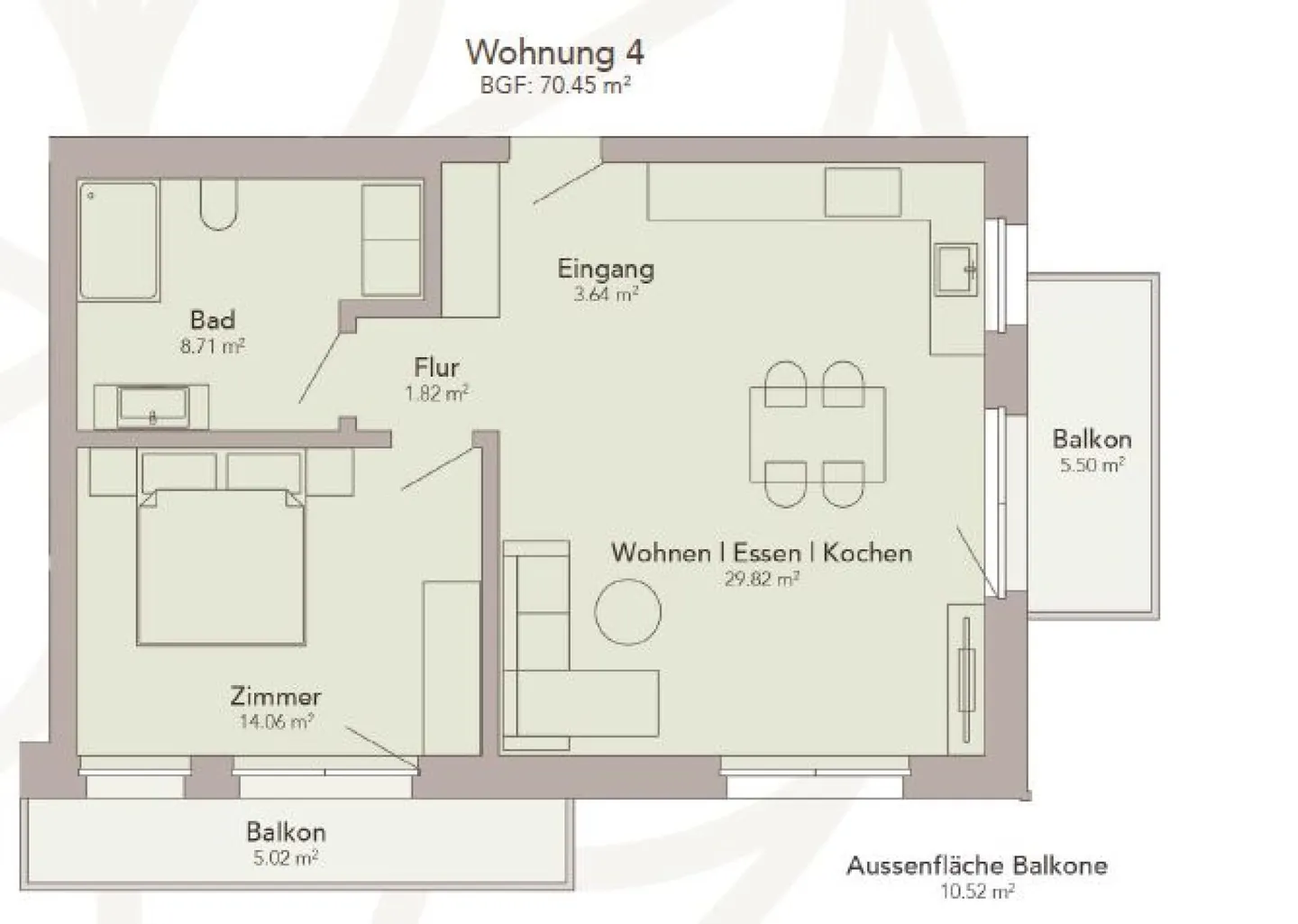 2.5-Zimmer-Wohnung 2. OG ZWEITWOHNSITZ - Photo 4 of 5