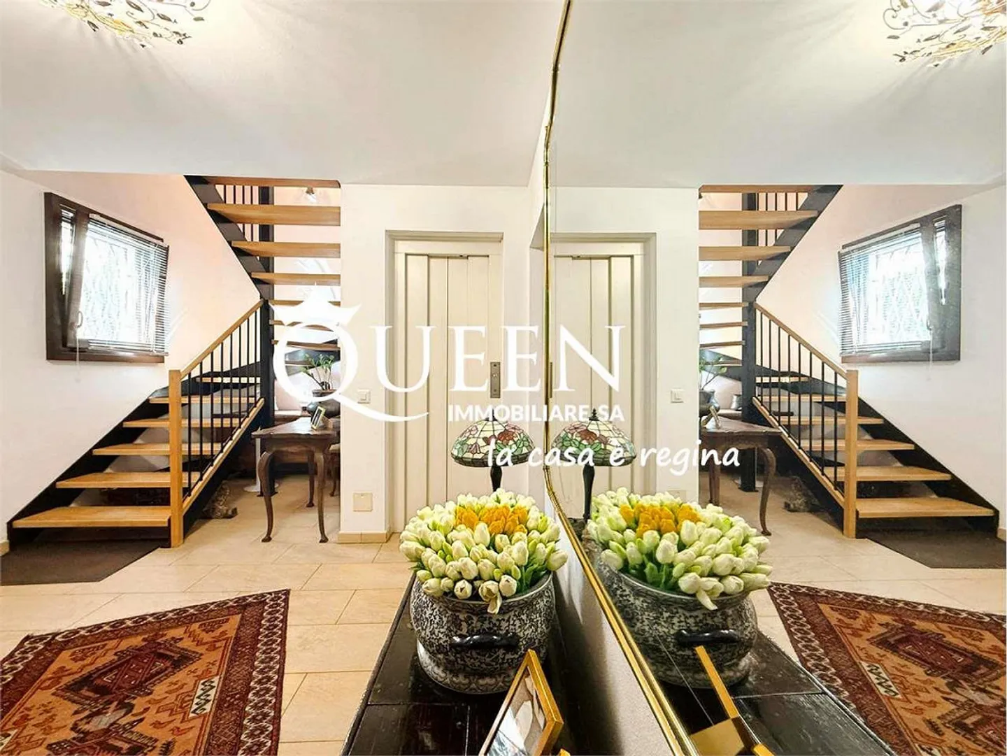 Montagnola : maison de charme 7,5 pièces avec jardin et vue sur le lac - Photo 2 sur 13