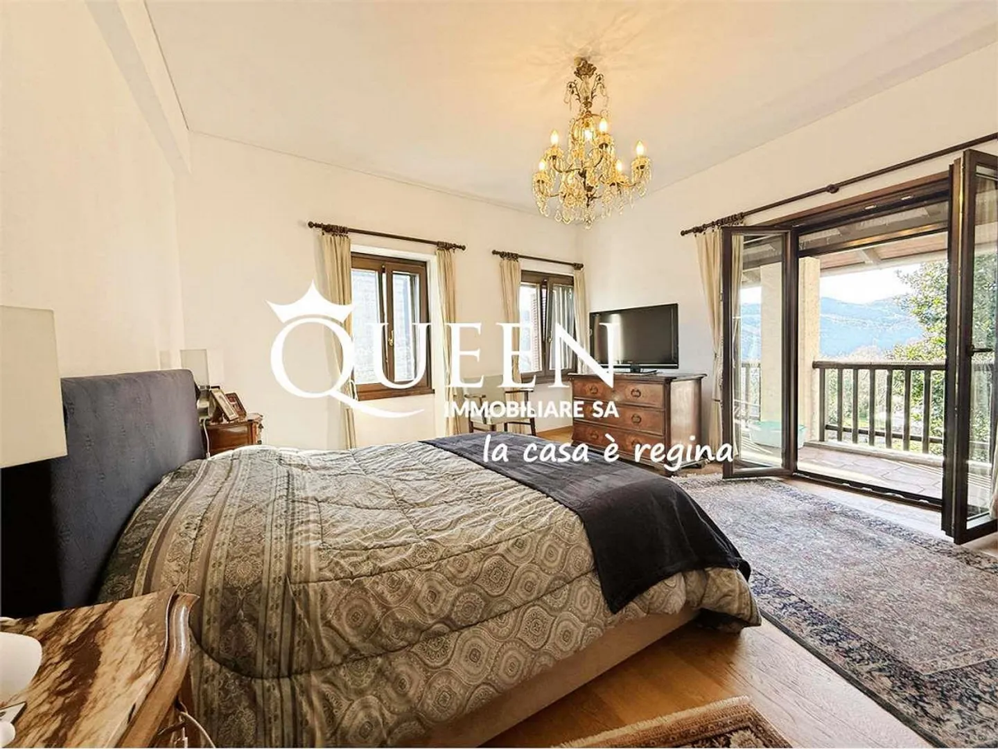 Montagnola : maison de charme 7,5 pièces avec jardin et vue sur le lac - Photo 11 sur 13