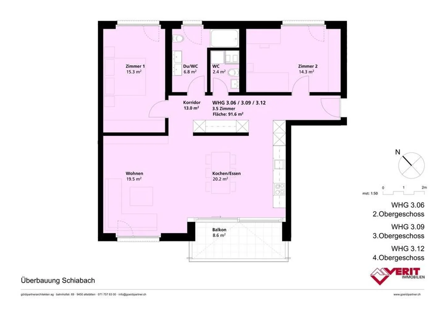 Beautiful 3.5 room apartment for rent in Davos! - Photo 8 of 8