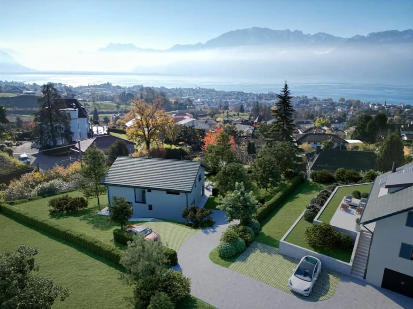 Individual Villa 5.5 Rooms in St-Légier-La Chiésaz - Photo 9 of 12