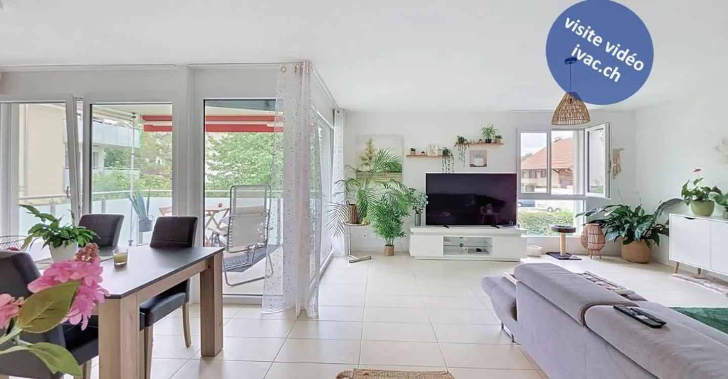 Appartement de 3.5 pces (85 m2) à Dompierre - FR - Foto 1 di 12