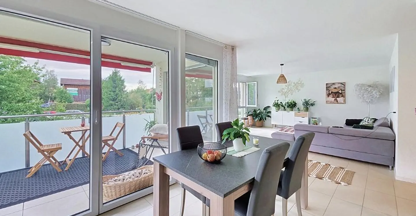 Appartement de 3.5 pces (85 m2) à Dompierre - FR - Foto 4 di 12