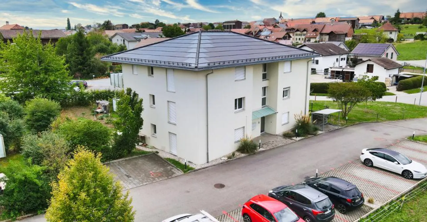 Appartement de 3.5 pces (85 m2) à Dompierre - FR - Foto 11 di 12