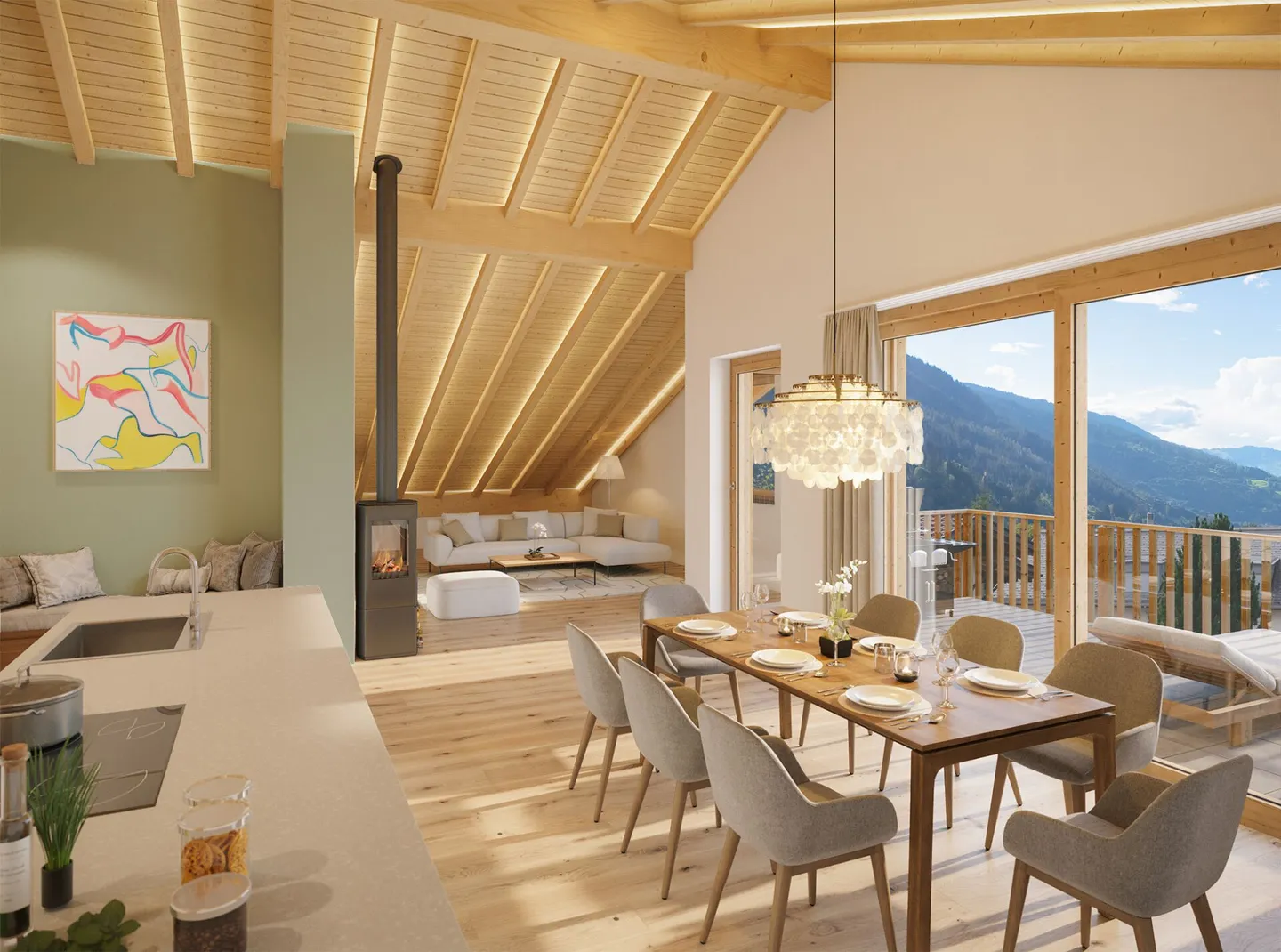 4.5-Zimmer-Dachwohnung ERSTWOHNSITZ - Foto 3 di 7