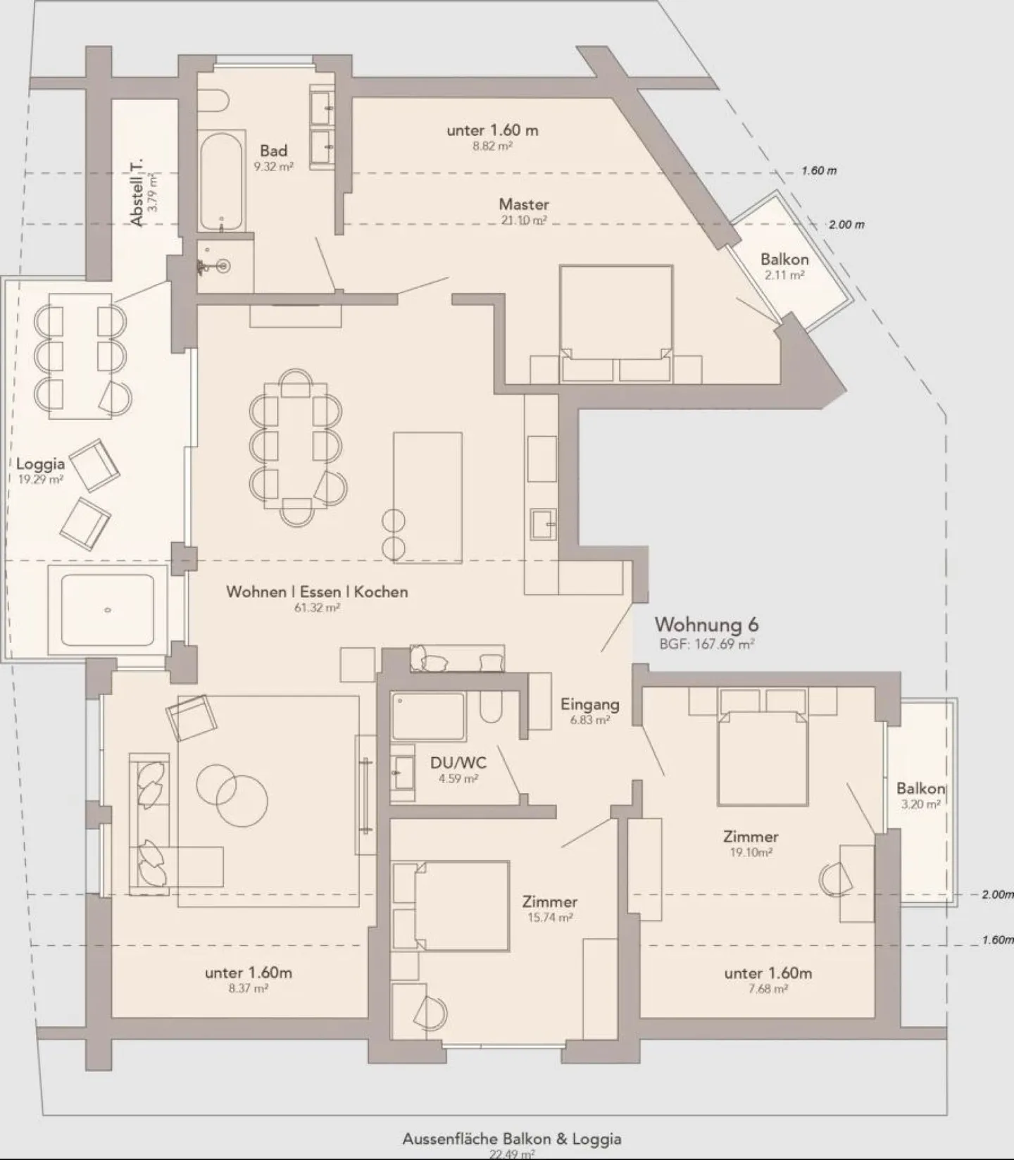 4.5-Zimmer-Dachwohnung ERSTWOHNSITZ - Foto 7 di 7
