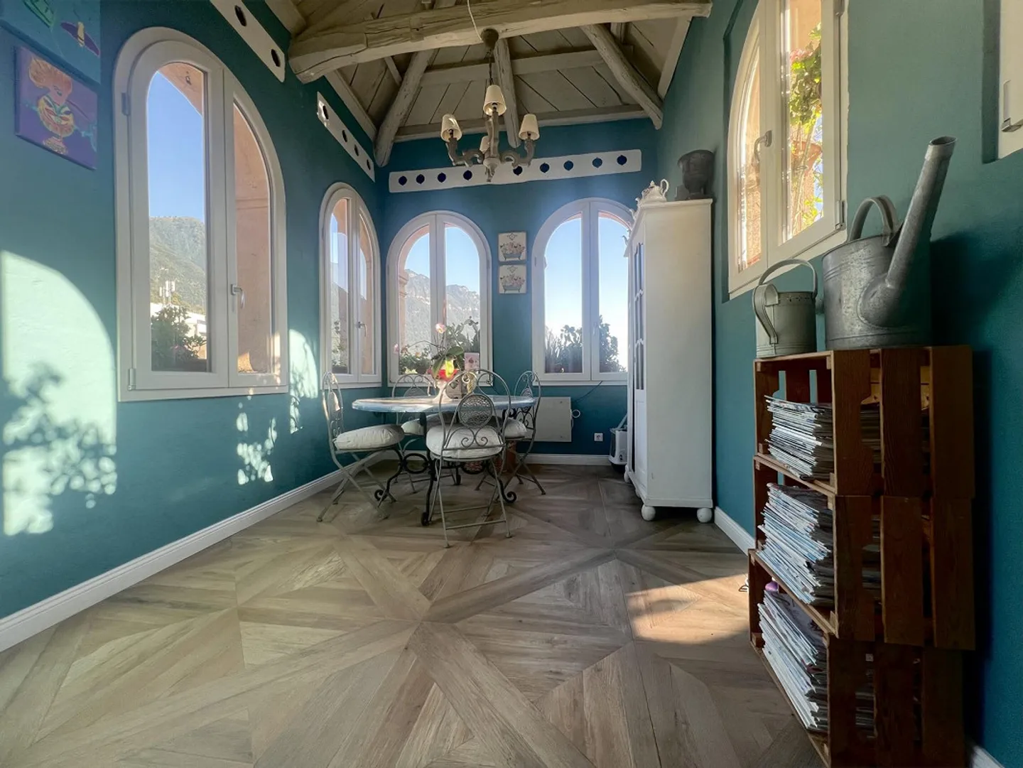 ELEGANTE DACHGESCHOSS-WOHNUNG MIT 4.5 ZIMMERN NUR WENIGE SCHRITTE VOM SEE IN MAROGGIA - Foto 9 von 9