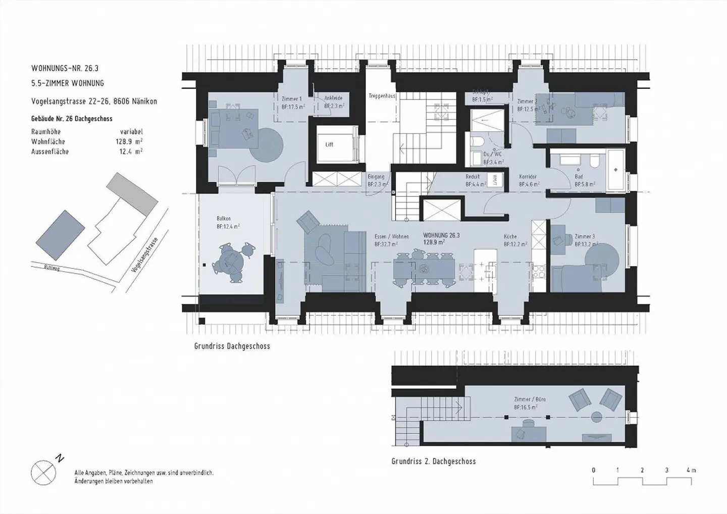 Luxurious 5.5-room apartment in an excellent location in Nänikon - Photo 13 of 13