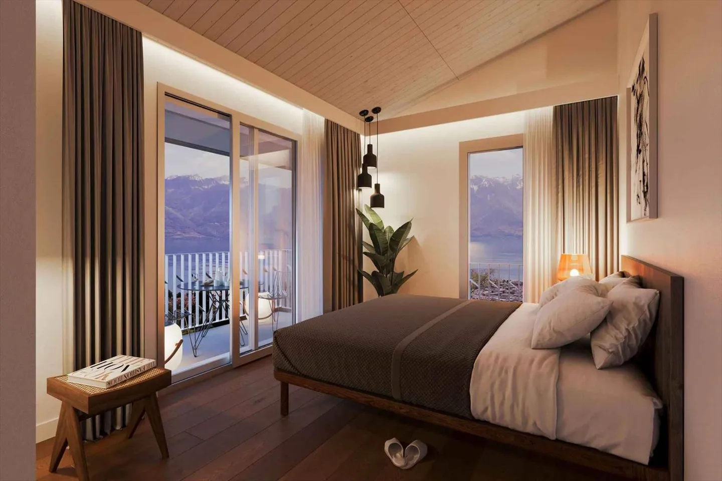 Neue 4.5-Zimmer-Wohnung im Dachgeschoss mit Galerie und spektakulärem Blick auf den See in Jongny - Lot D2 zum Verkauf - Foto 8 von 8