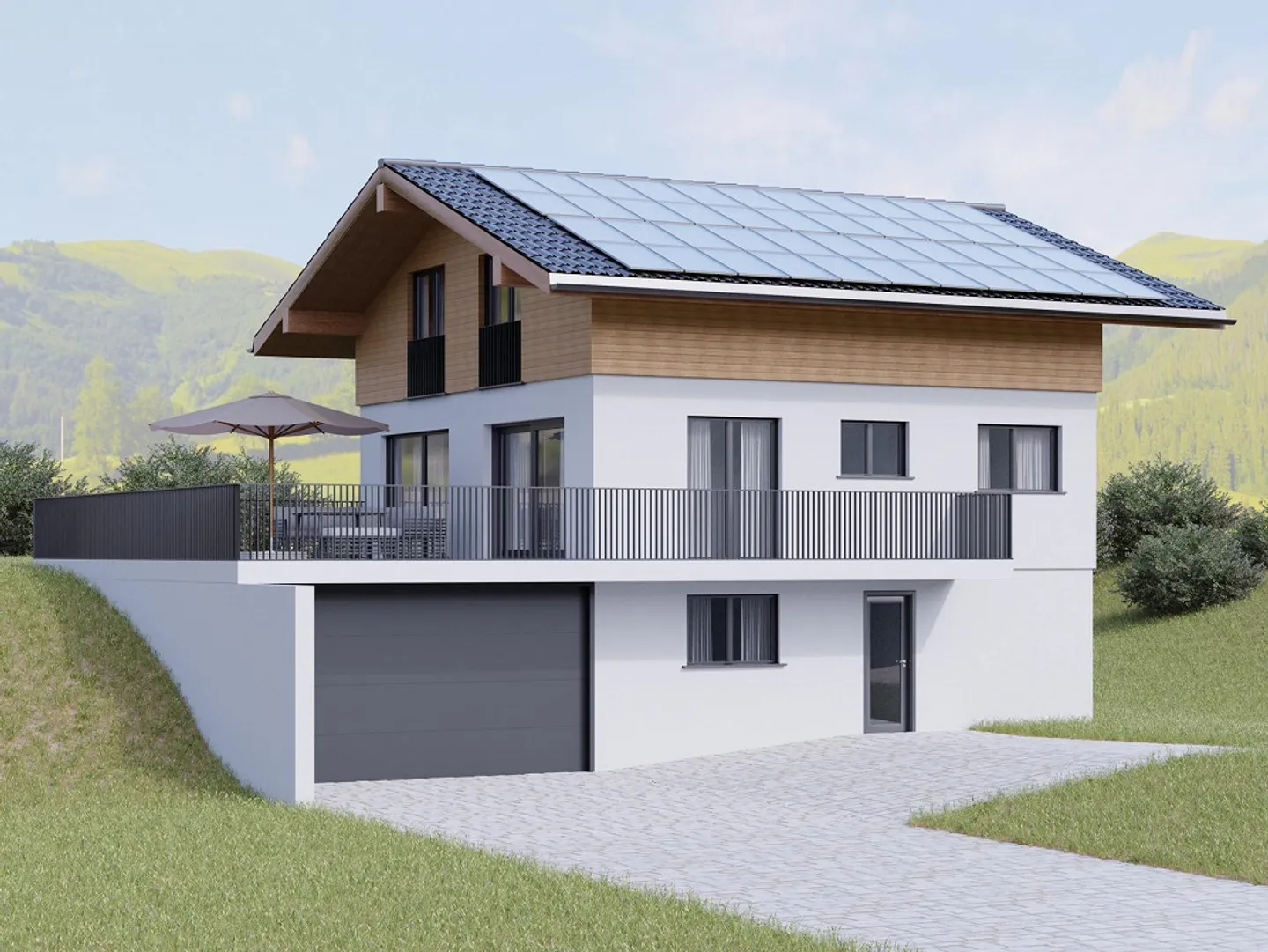 Casa unifamiliare di 5½ locali di nuova costruzione adiacente alla zona agricola - Foto 1 di 20