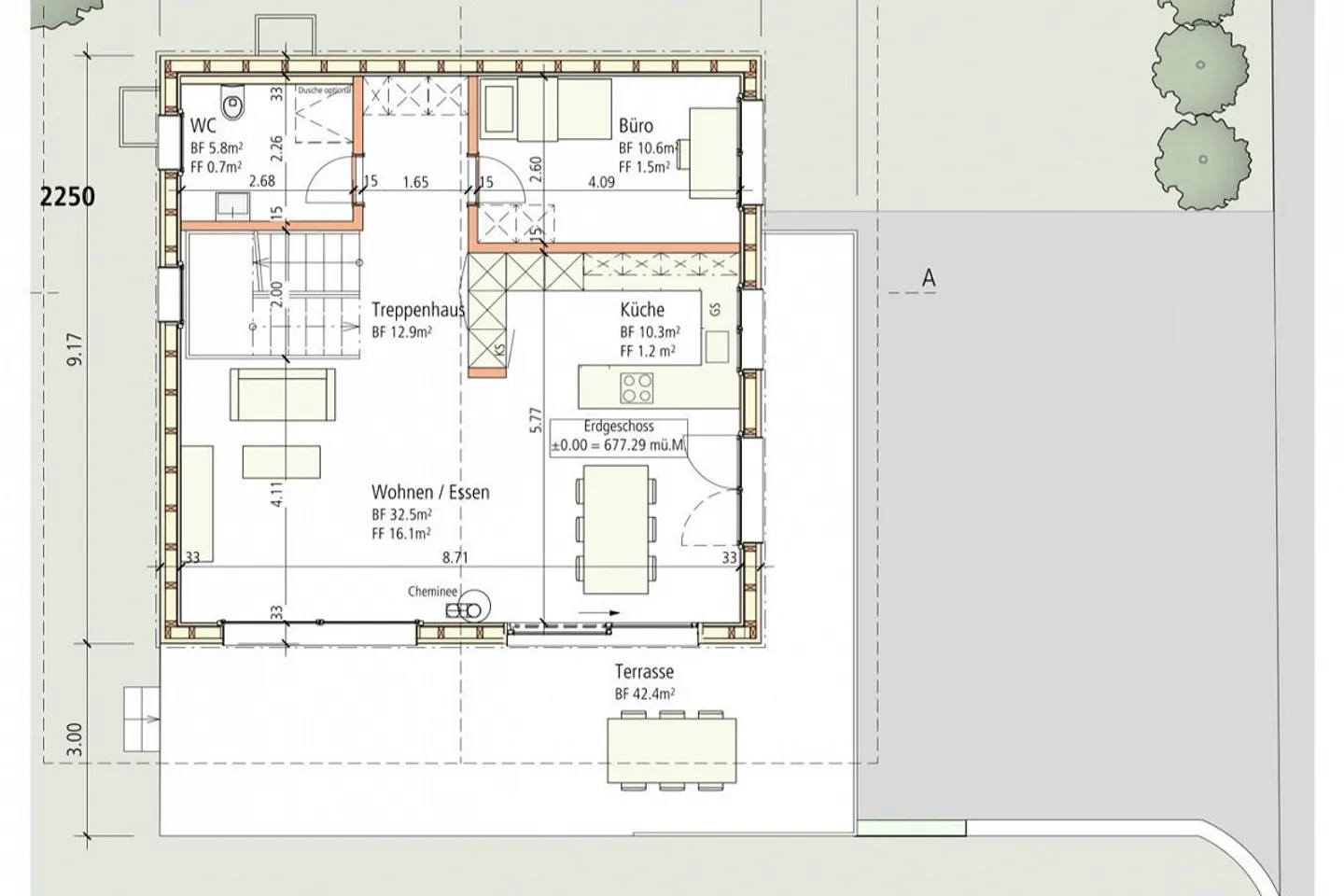 Casa unifamiliare di 5½ locali di nuova costruzione adiacente alla zona agricola - Foto 17 di 20