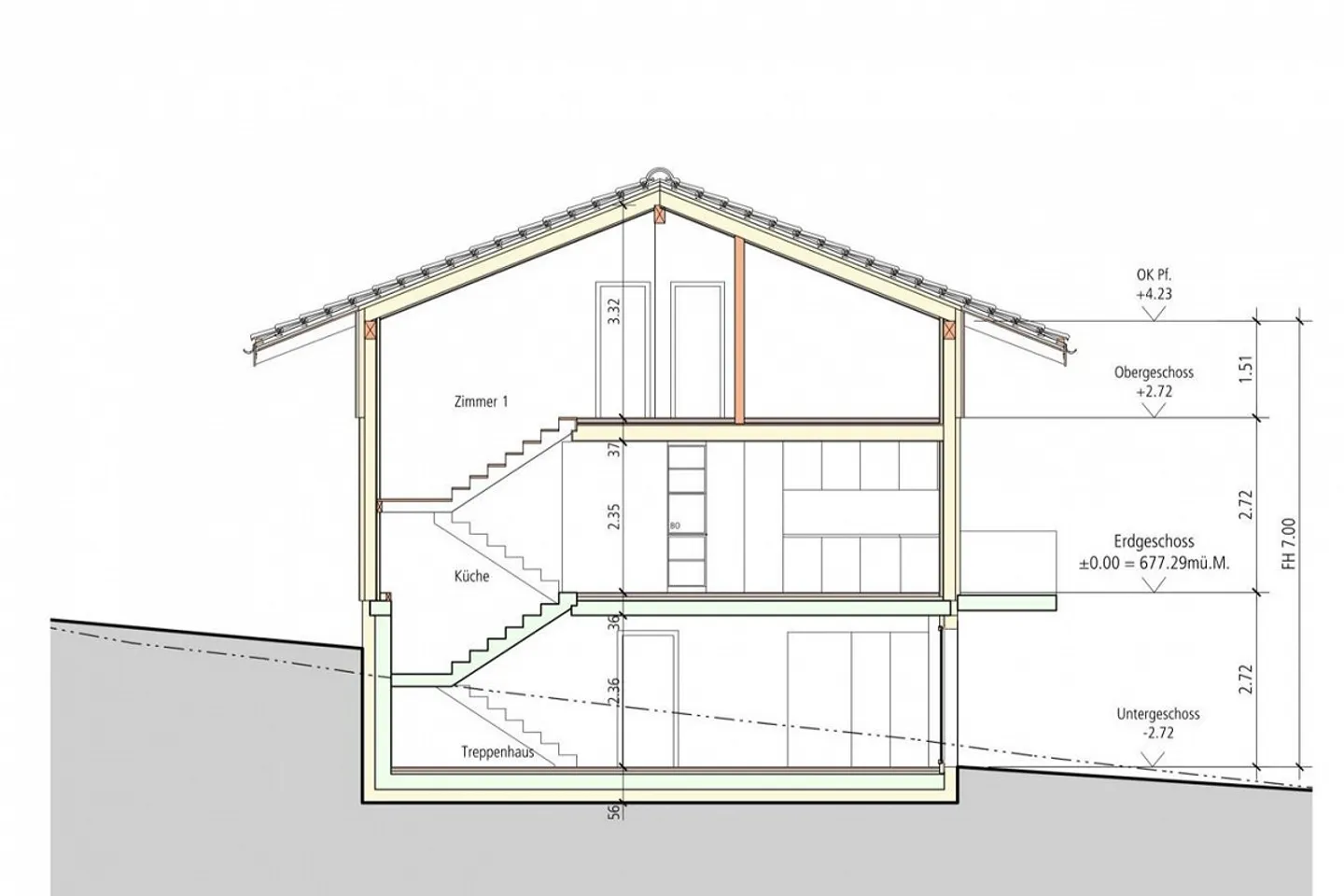 Casa unifamiliare di 5½ locali di nuova costruzione adiacente alla zona agricola - Foto 15 di 20