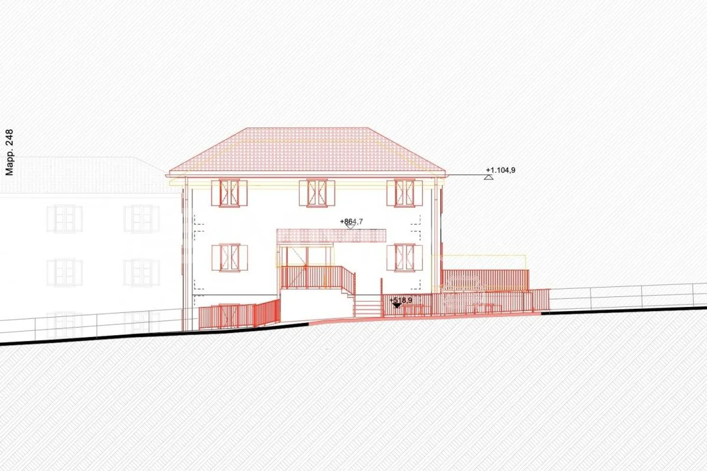 Grundstück mit genehmigtem Projekt für Duplex – Breno - Foto 4 von 5
