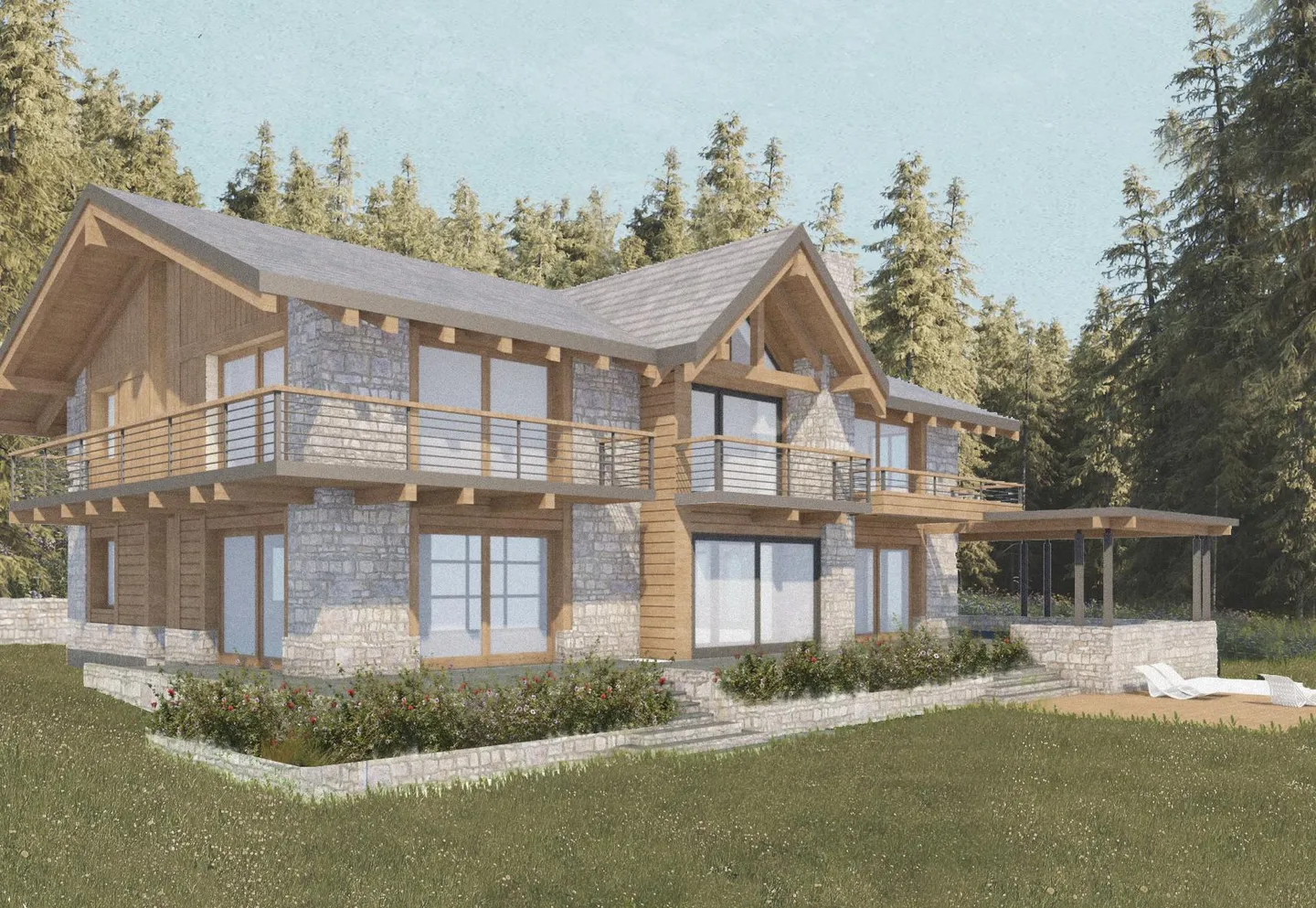 En construction - Achèvement selon les souhaits du locataire - Belle propriété de 600 m2 avec vue panoramique - Photo 2 sur 8