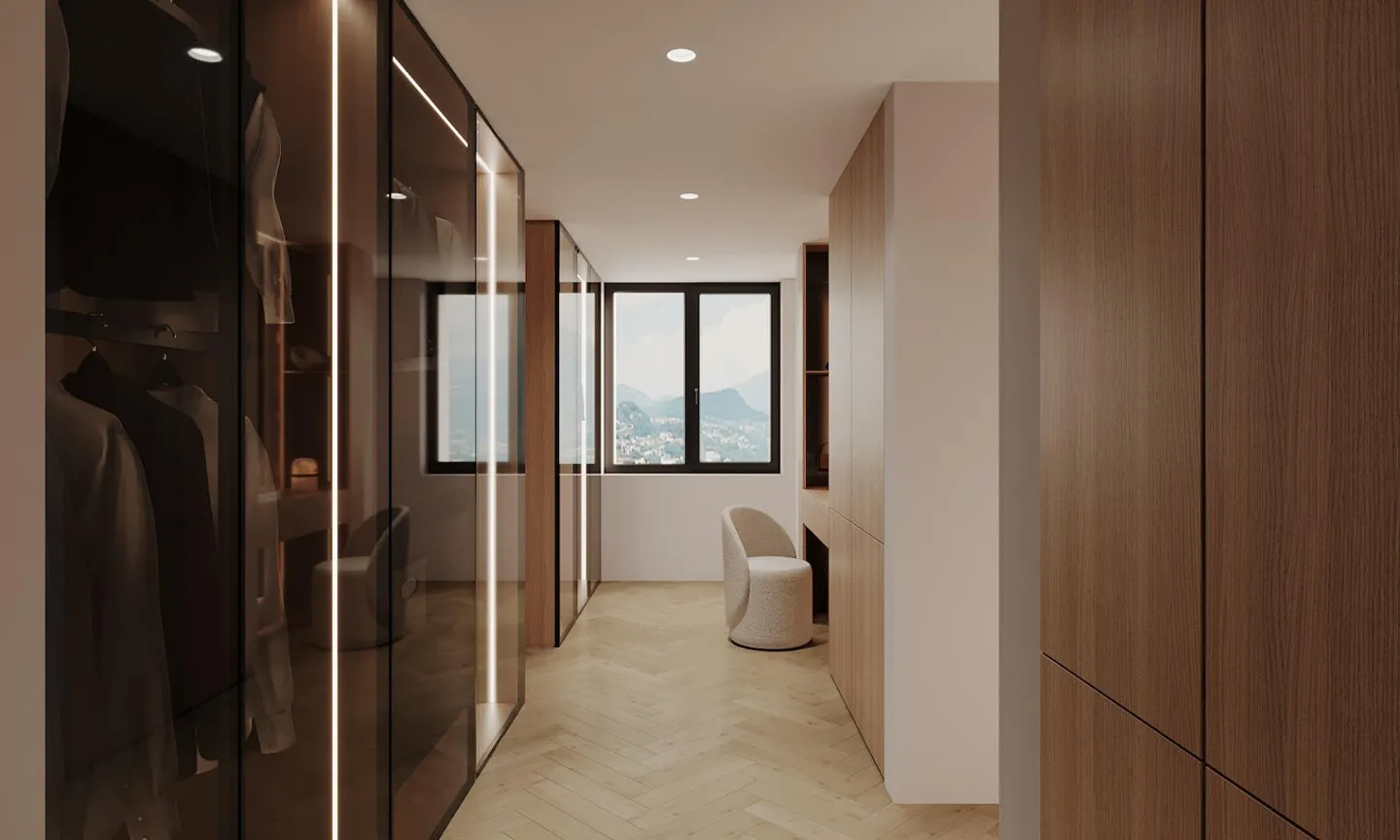 NEW PENTHOUSE WITH 7 ROOMS AND LAKE VIEW IN PARADISO - Photo 5 of 13