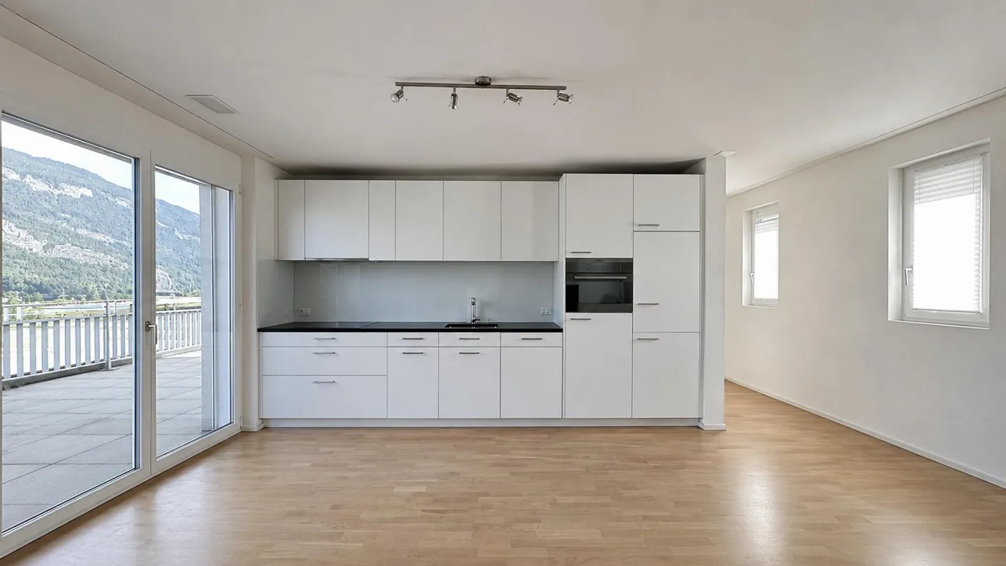 3.5-Zimmerwhg. Attika mit Dachterrasse und Bergpanorama - Foto 3 von 17