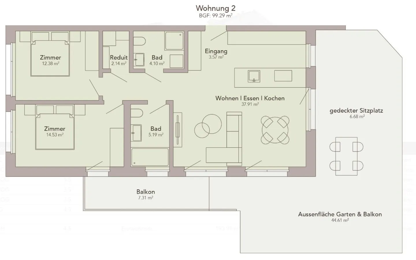 3.5-Zimmer-Wohnung 1. OG ERSTWOHNSITZ - Photo 6 sur 6