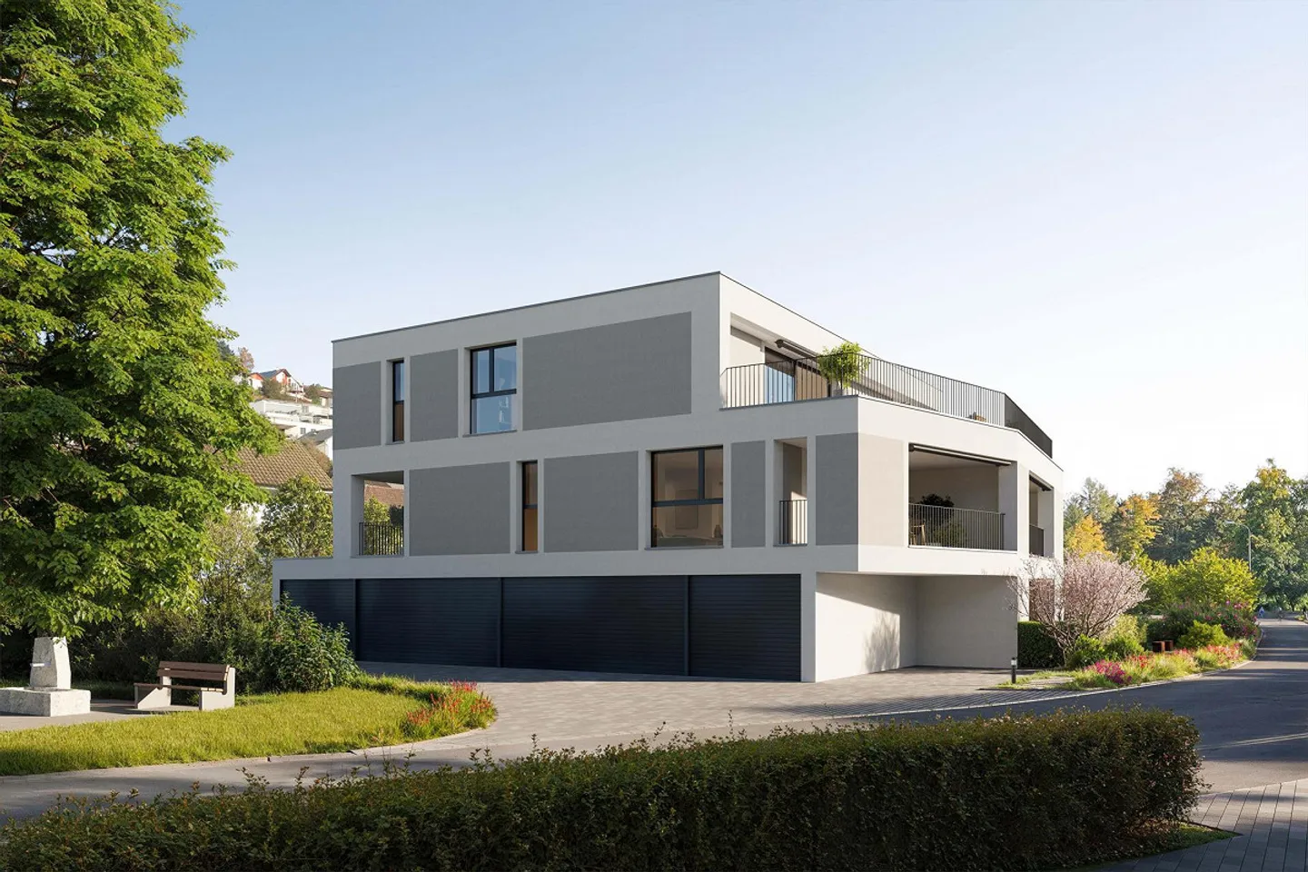 Neubau-Attikawohnung in zentraler Lage - Foto 1 von 8