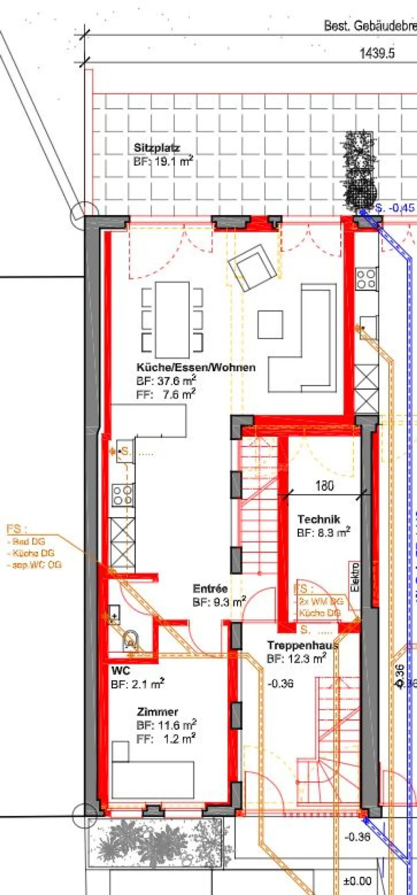 Appartement de jardin 4.5 pièces fraîchement rénové - Photo 18 sur 20