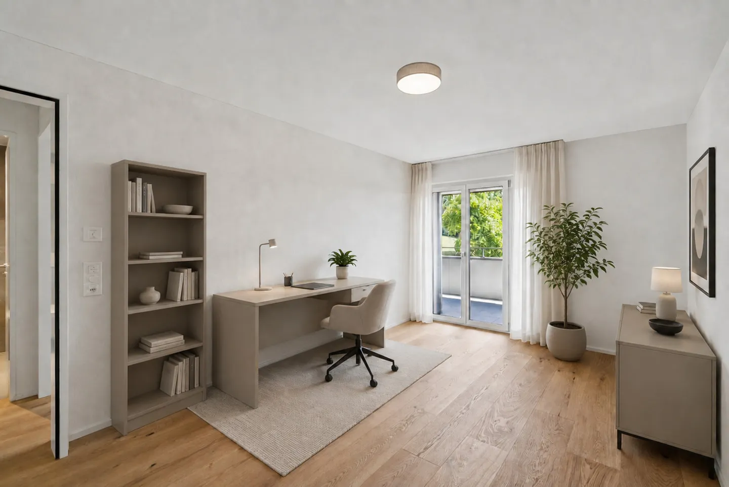 Appartement moderne de 4,5 pièces avec trois balcons couverts - Photo 5 sur 8