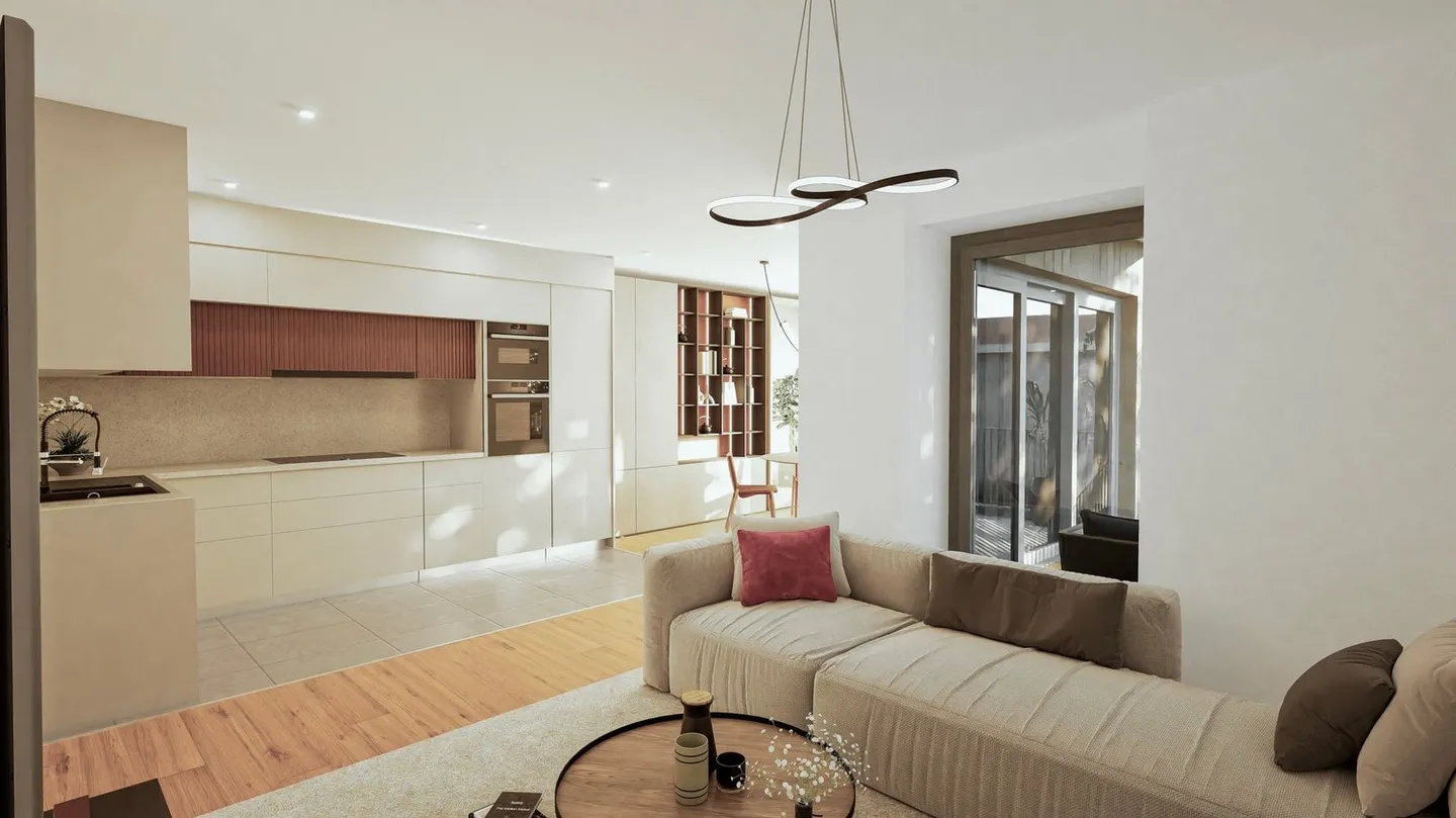 Accogliente appartamento di 2,5 stanze con loggia a Nunningen - Foto 1 di 7