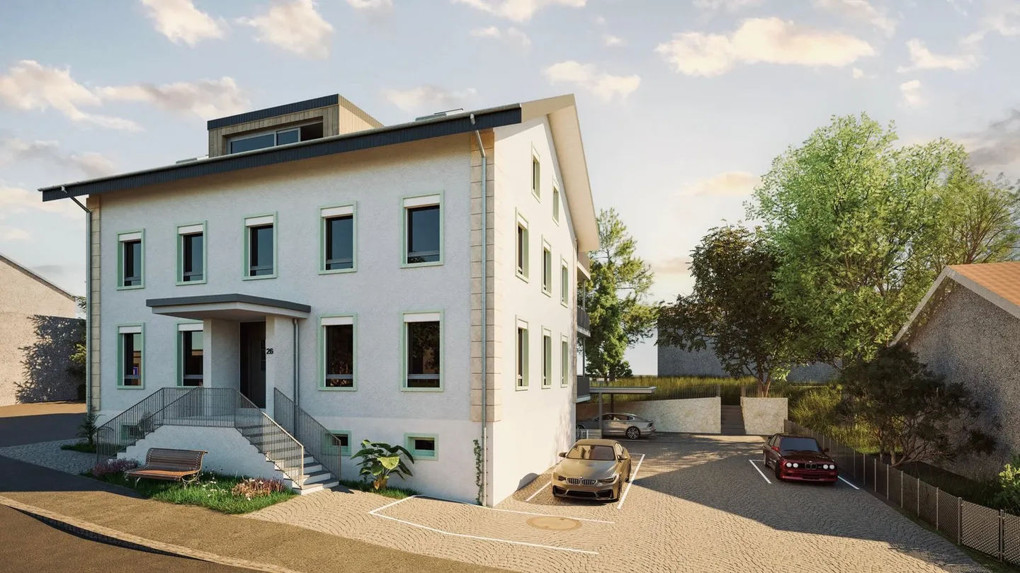 Accogliente appartamento di 2,5 stanze con loggia a Nunningen - Foto 6 di 7