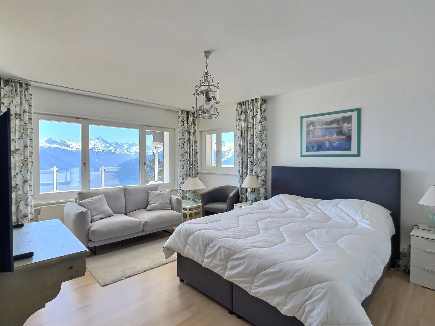 Luxuriöses Attique in Crans-Montana - Foto 1 von 13