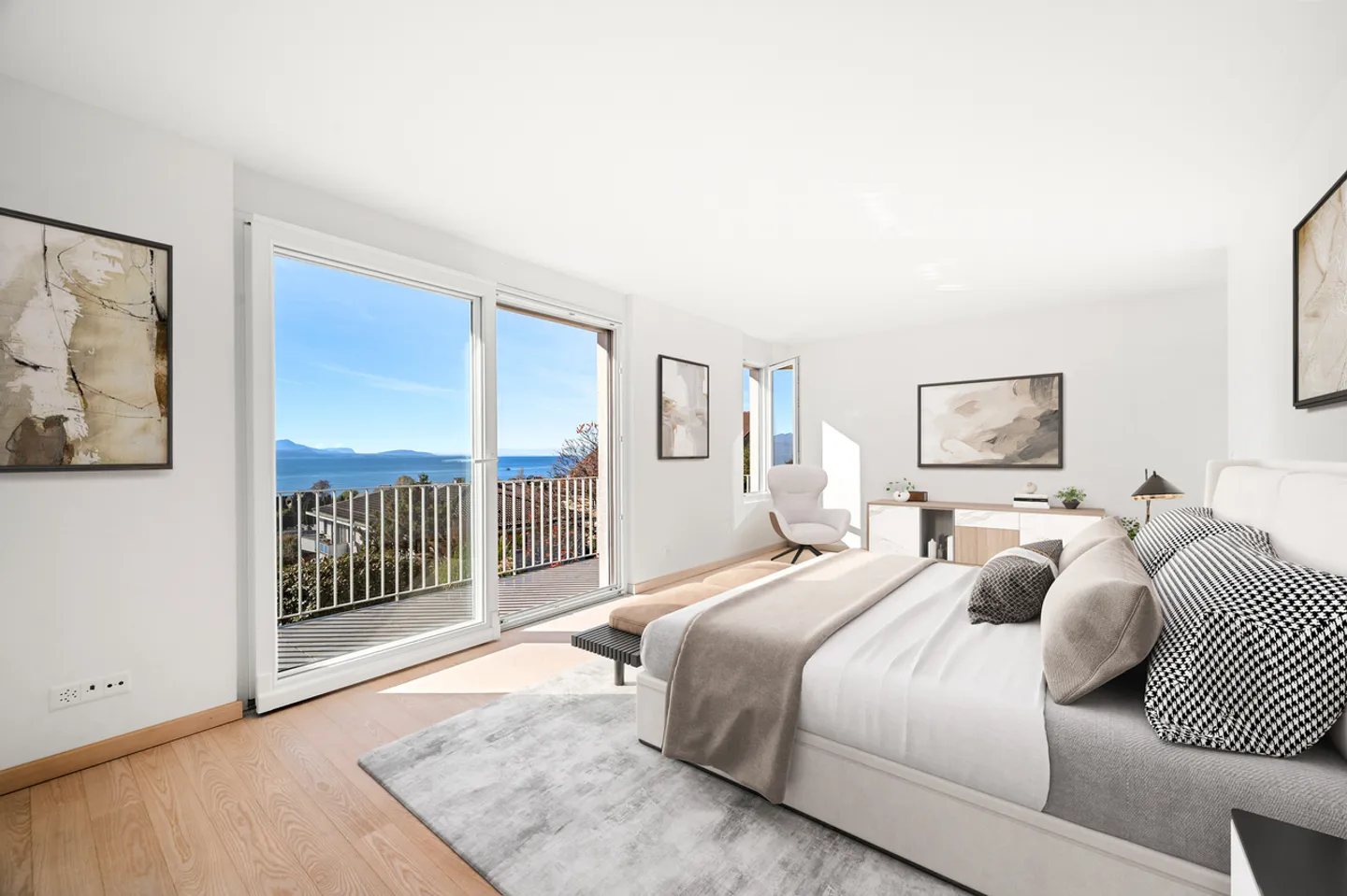 Villa mit zwei Wohnungen, Aufzug und Seeblick - Foto 8 von 14