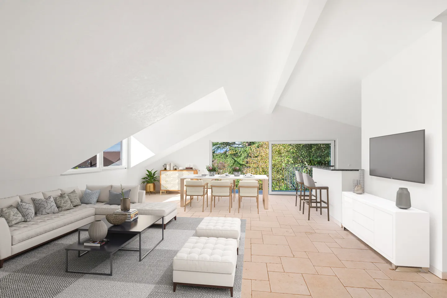 Villa mit zwei Wohnungen, Aufzug und Seeblick - Foto 5 von 14