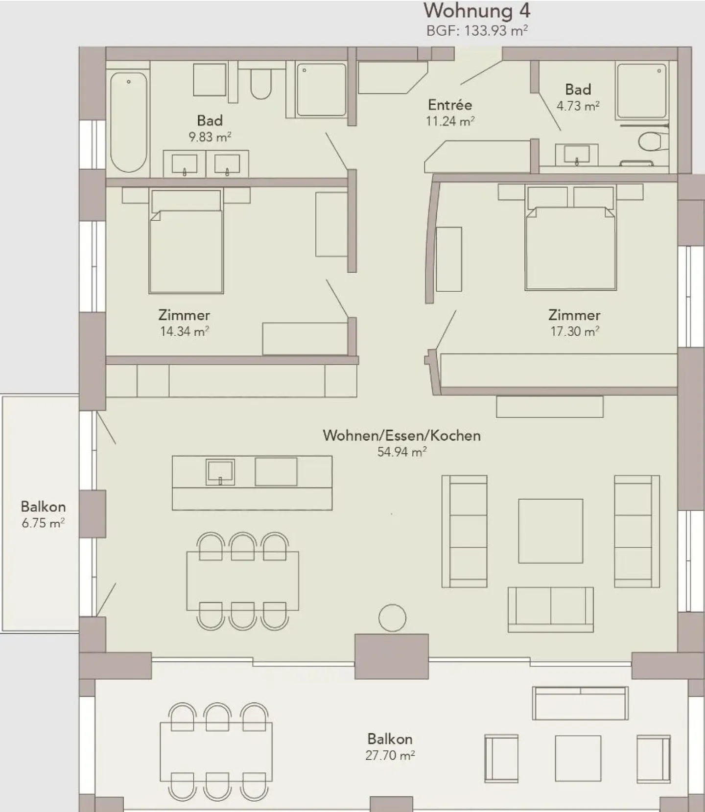 3.5-Zimmer-Wohnung 1. OG ERSTWOHNSITZ - Photo 5 of 7